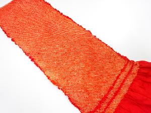 正絹　絞り　帯揚げ